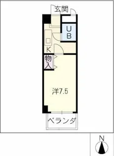ボヌールタナン【2階】の間取り