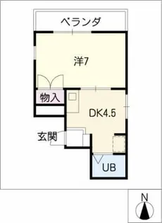 SAN FABIAN【4階】の間取り