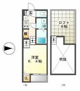 プランドール【101号室】の間取り