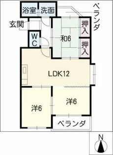 メゾン雅【2階】の間取り