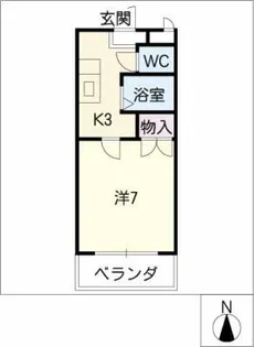 グランド・ステータスフリーダム【3階】の間取り