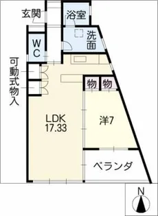 Yフラッツ【3階】の間取り