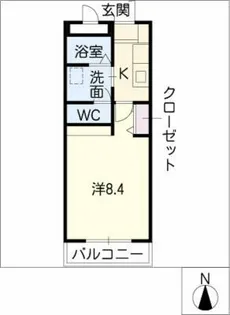 イズステージV6【1階】の間取り