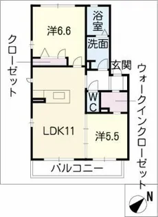 ノール【2階】の間取り