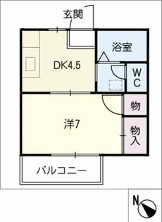 アトレーユ・A【1階】の間取り