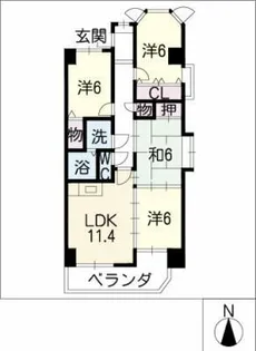 4LDKの間取り画像