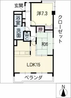 LORD・LI・EST【1階】の間取り