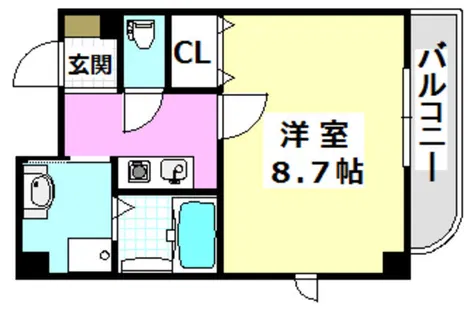 ヴェルデカーサ茨木【3階】の間取り