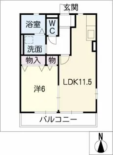 レトアSI【1階】の間取り