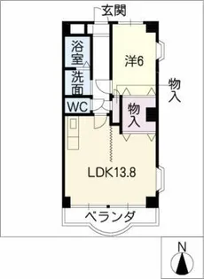 ヴィアーレ【3階】の間取り