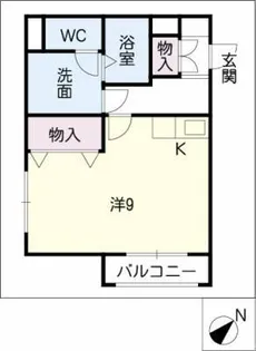 メゾン北新川【1階】の間取り