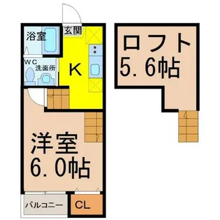 コーエイⅡ【2階】の間取り