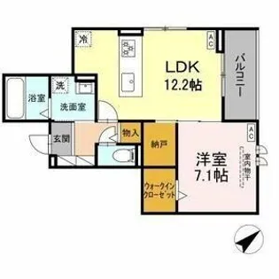 グレイスガーデン赤渋【3階】の間取り