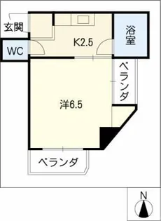 スクエア宿跡【4階】の間取り