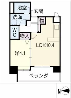 パラドール吹上【6階】の間取り