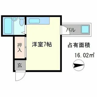 サンライズ宝ヶ池【3階】の間取り