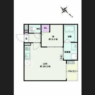 Jack yawataⅢ【3階】の間取り