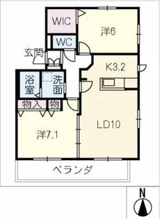 ドエルストーク Ⅲ【2階】の間取り