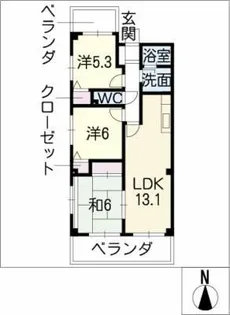 アネトス愛宕【3階】の間取り