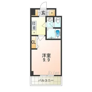 大阪府大阪市旭区新森2丁目【マンション】の間取り