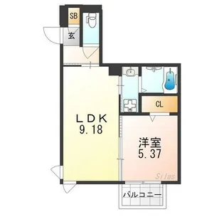 アイリス伏見【2階】の間取り