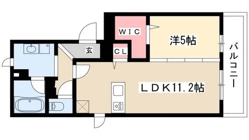LB吹上【302号室】の間取り