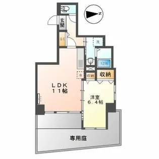 Grand Chainon金山【1階】の間取り