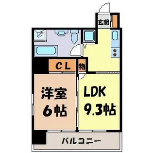 レインボーピア記念橋【3階】の間取り