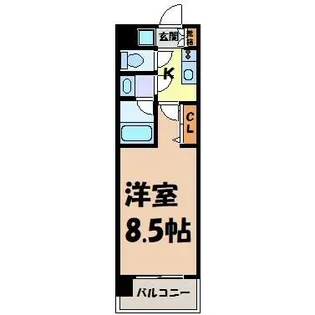 ルクレ新栄レジデンス【3階】の間取り