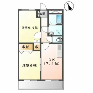セレーノ・エッセン【1階】の間取り