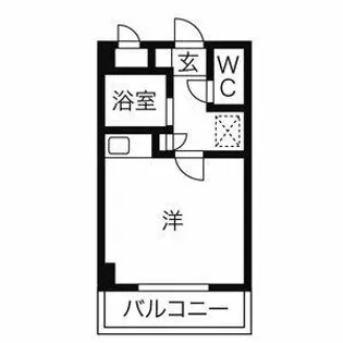 TOWNコスモス(募集協力)【103号室】の間取り