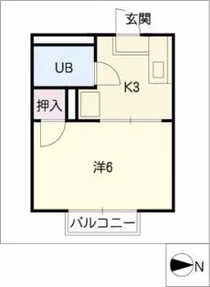 ビューコートカミムラ【2階】の間取り