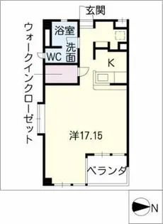 OSMANTHUS FRAGRANS【4階】の間取り