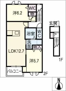 T´sフローラ【2階】の間取り