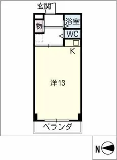 アルファビル栄【5階】の間取り