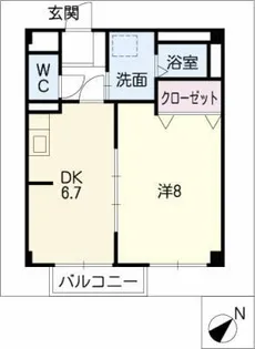 ネムス【1階】の間取り