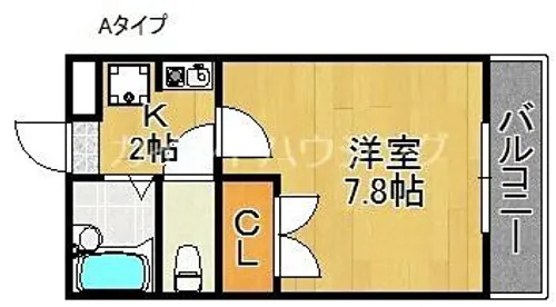 陽だまり高松【2階】の間取り