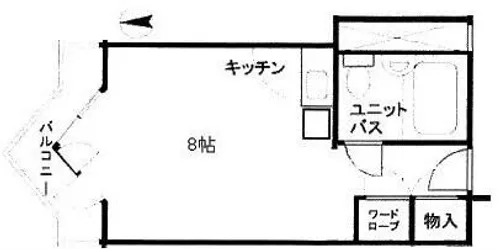 栄マンション【4階】の間取り