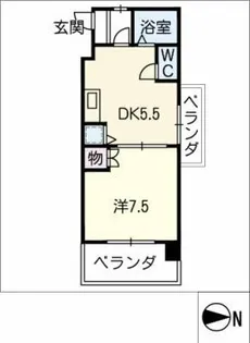 ティアイ一社【2階】の間取り