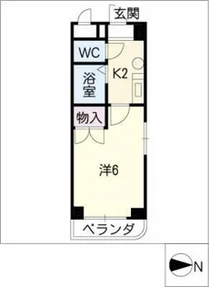 こばやしハイム【4階】の間取り