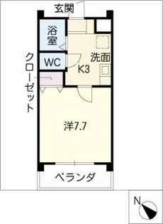 アソシエール青山【2階】の間取り