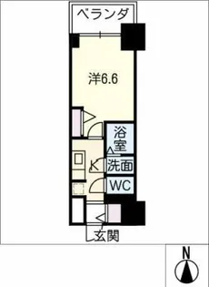ファステート名古屋駅前ドリーム【5階】の間取り