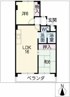 メゾンドール小島【2階】の間取り