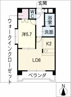 レジェンド21【4階】の間取り