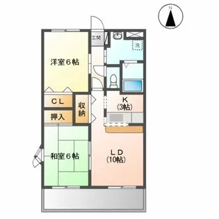 プロニティ・ハイム【1階】の間取り