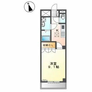 ペニーレインB【1階】の間取り