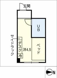 カレッジコート名古屋【5階】の間取り