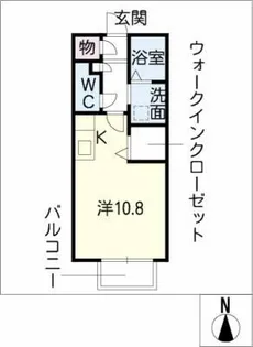 ソエルK【1階】の間取り
