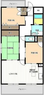 第3光ハイツ【1階】の間取り