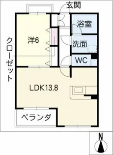 atrio金城【3階】の間取り